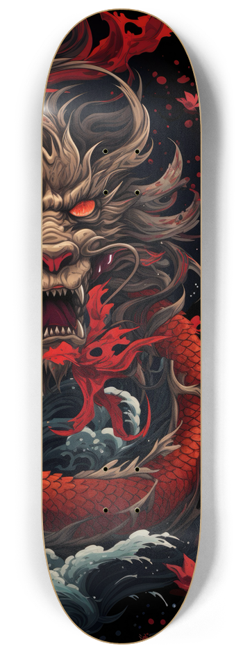 Japanese Tattoo Two Deck Wall Art Dragon Deck #2