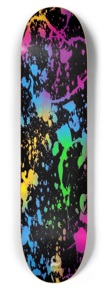 Splatter Paint Black 7.87