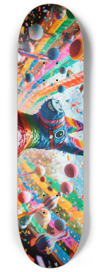 Piñata Custom Skateboard Mexican Art 