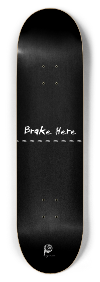 Brake Here Black 8.50