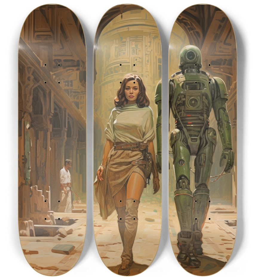 friendship 3 Skateboard Series 3 Deck Wall Series