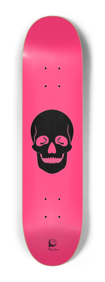Hot Pink Skull Mini 7.25