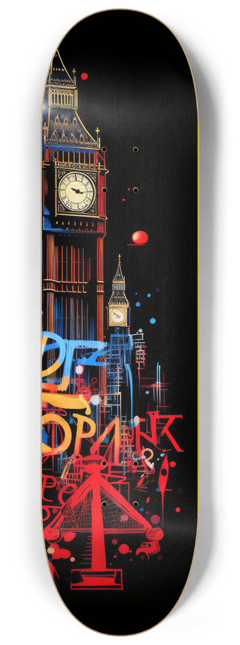 London Graffiti Skateboard Series #3