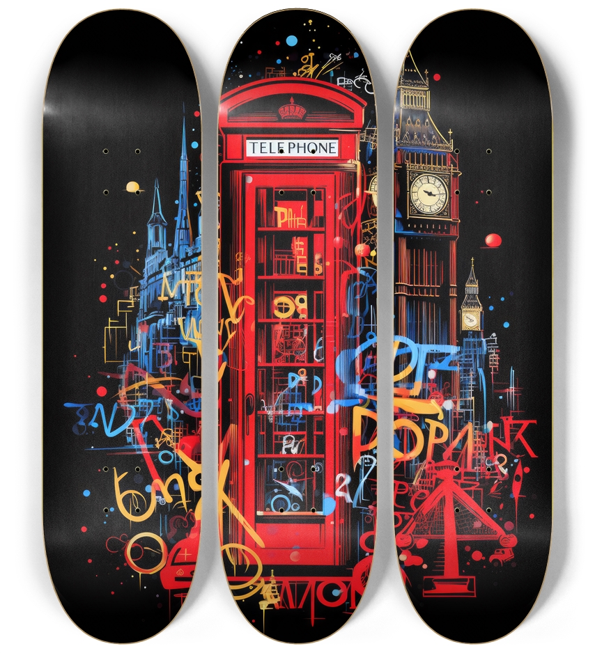 London Graffiti Skateboard Series