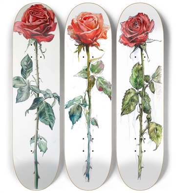 3 Roses Skateboard Series