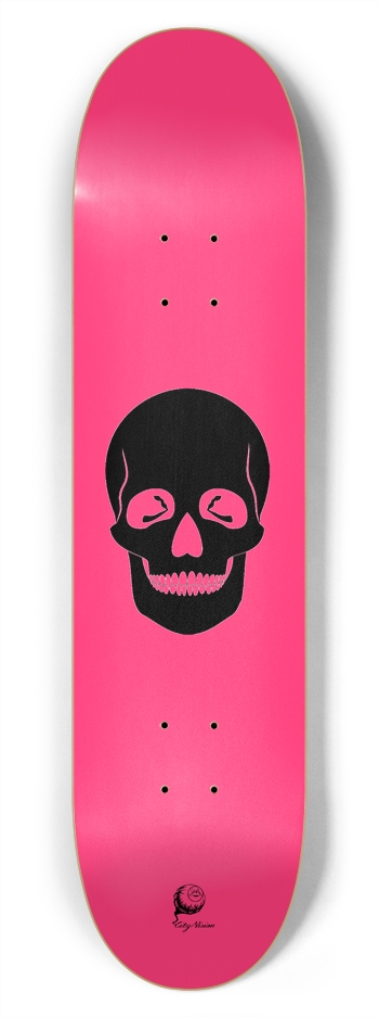 Hot Pink Skull 7.75
