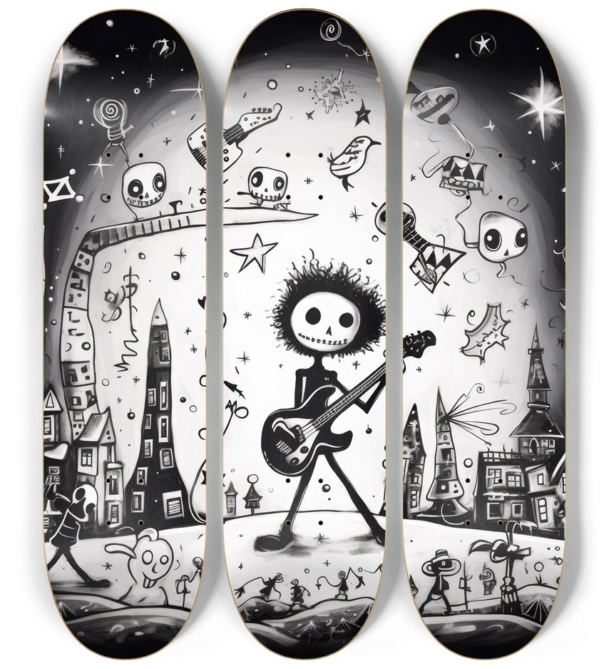 Heavy Metal Band Skateboard Series