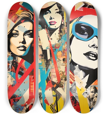 Scrapbook Ladies Skateboard Series