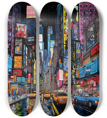 New York Neon Skateboard Series