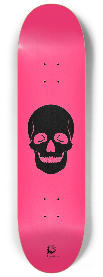 Hot Pink Skull 8.25