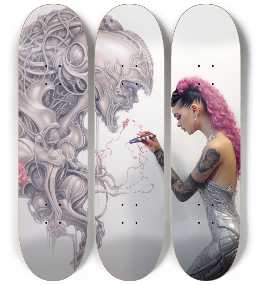 Take Me to Your Leader 3 Skateboard Series 3 Deck Wall Series