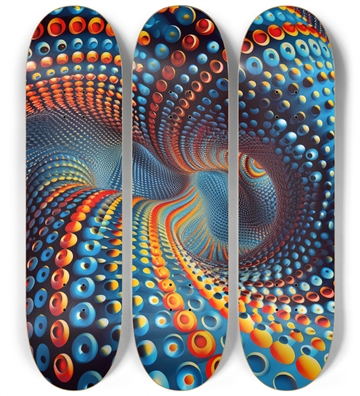 Spiral Dots Skateboard Series