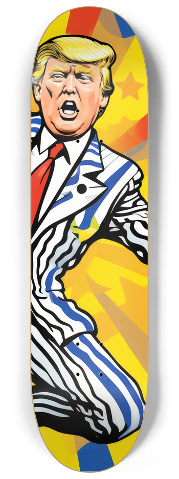 Donald Trump Pop Art Skateboard Series #3