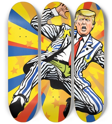 Donald Trump Pop Art Skateboard Series