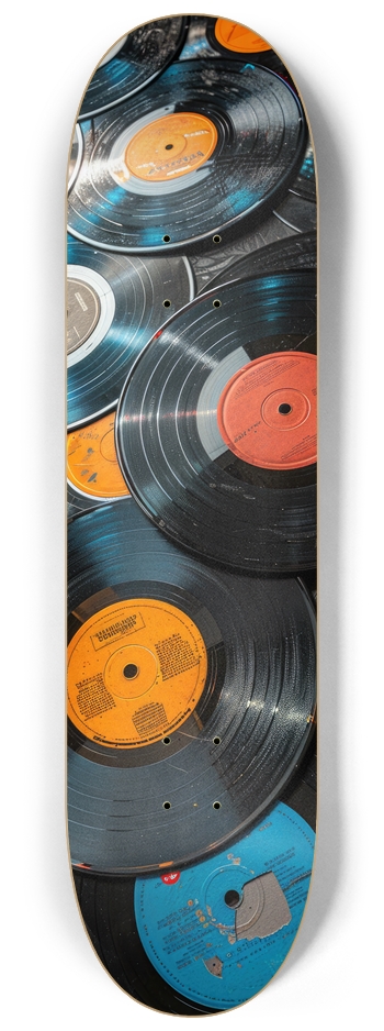 Vinyl Record Skateboard