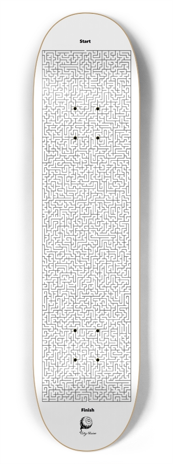 Maze 7.75 7-3/4 Skateboard Deck 