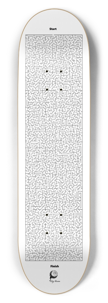 Maze 8.50 8-1/2 Skateboard Deck