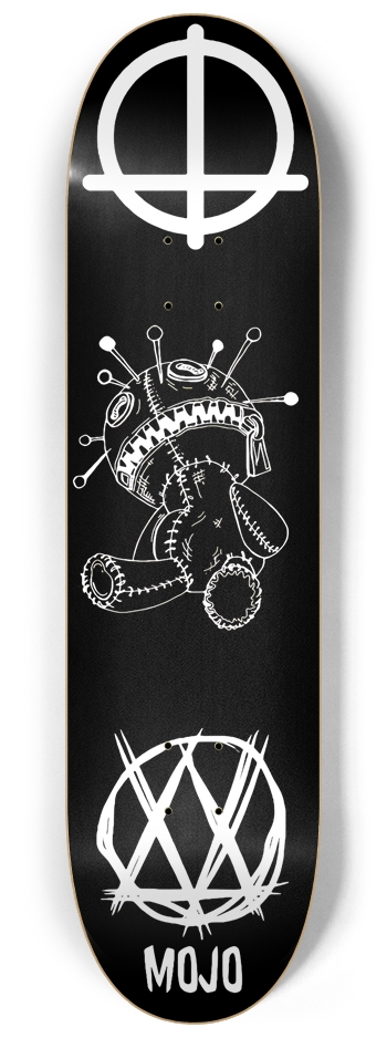 Vodoo Board  8-1/4 Skateboard Deck