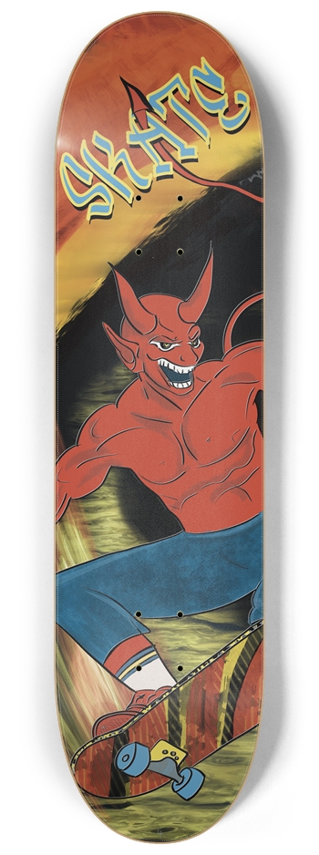 Devil in Blue Jeans Skate Design