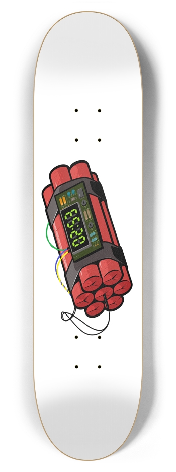 Bomb 7.87 7-7/8 Skateboard Deck