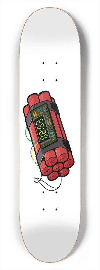 Bomb 7.75 7-3/4 Skateboard Deck 
