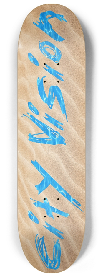 Name Beach 8.25 8-1/4 Skateboard Deck