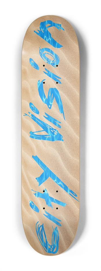 Name Beach Mini 7.25 7-1/4 Mini/Kid Skateboard