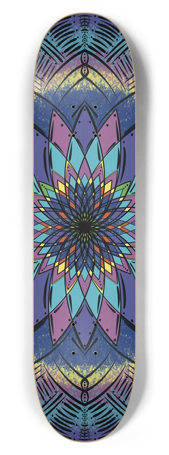 Magic Mandala Custom Skateboard
