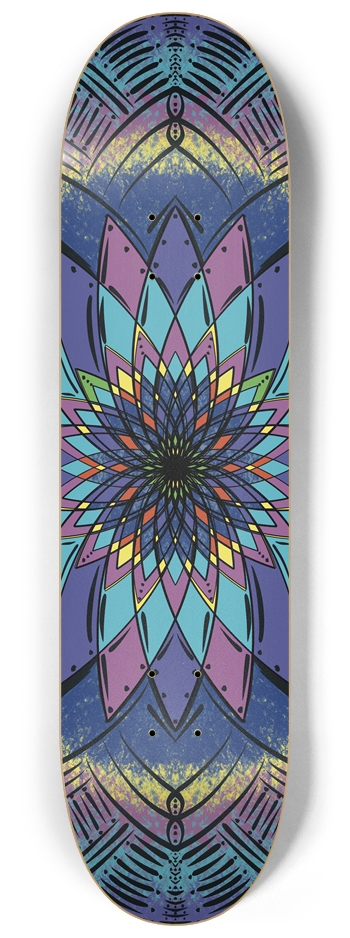 Magic Mandala Custom Skateboard