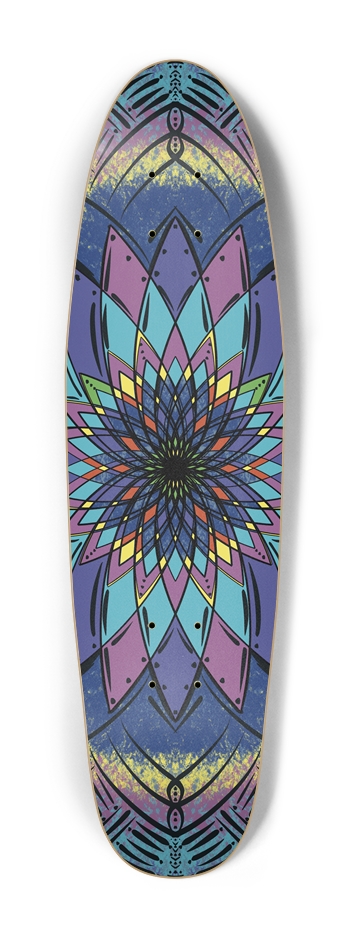 Magic Mandala Custom Skateboard