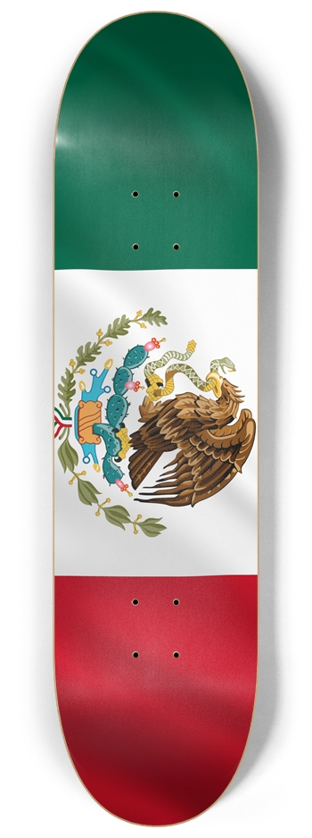 Mexico Flag Mexican Flag Custom Skateboard Deck