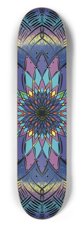 Magic Mandala Custom Skateboard