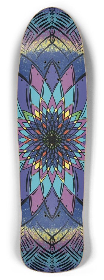 Magic Mandala Custom Skateboard