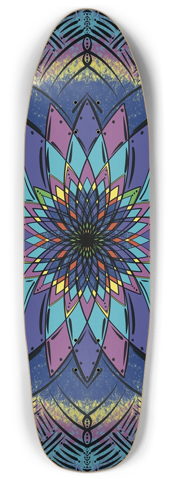 Magic Mandala Custom Skateboard