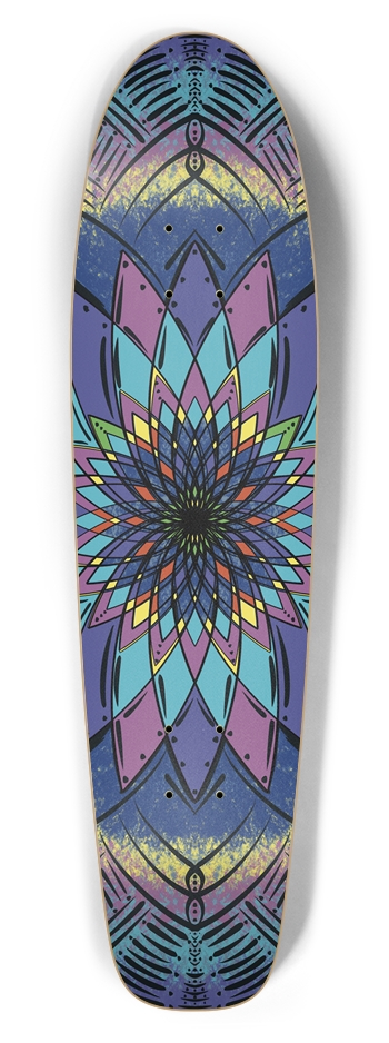 Magic Mandala Custom Skateboard