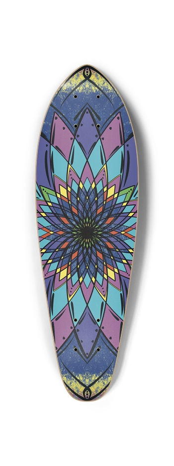 Magic Mandala Custom Skateboard
