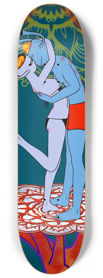 Love Conquest: Intergalactic Embrace Skateboard #2