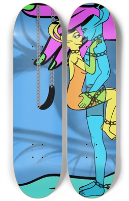 Bound by Love: Chained Embrace Skateboards Duo