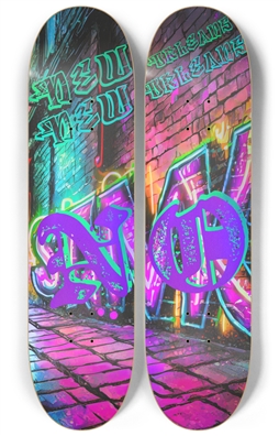 New Orleans Holographic Graffiti Series