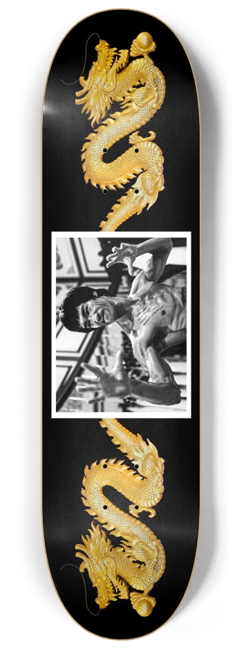 Bruce Lee Double Dragon Deck Skateboard Wall Art