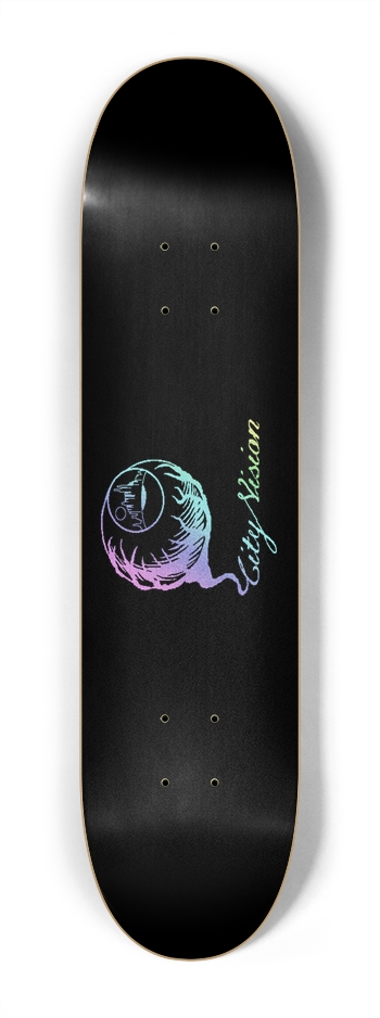 Logo Light Rainbow Glitter Black Mini 7.25