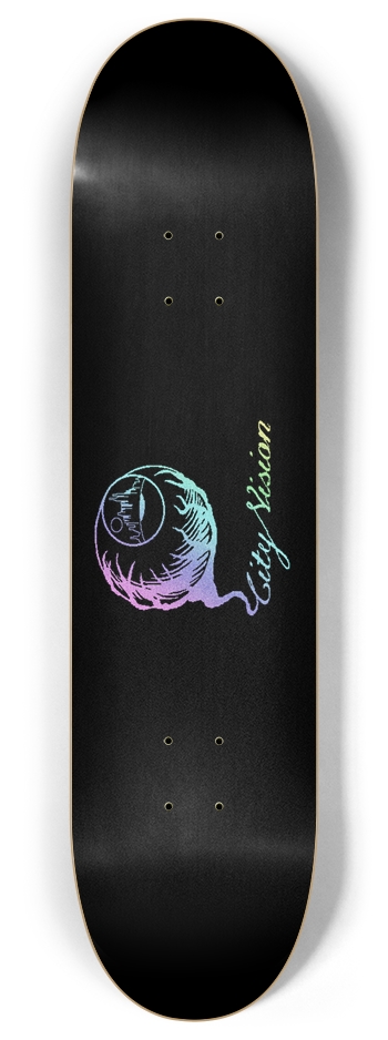 Logo Light Rainbow Glitter Black 8.00
