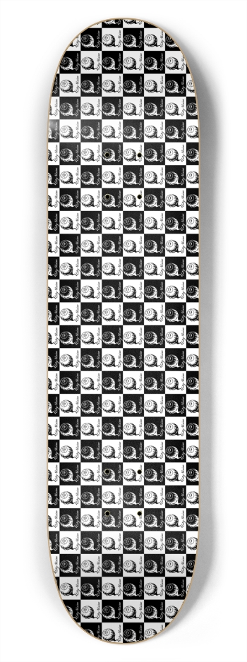 Checkered Logo 7.75 7-3/4 Skateboard Deck 