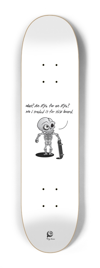 Eye For An Eye Mini 7.25 7-1/4 Mini/Kid Skateboard