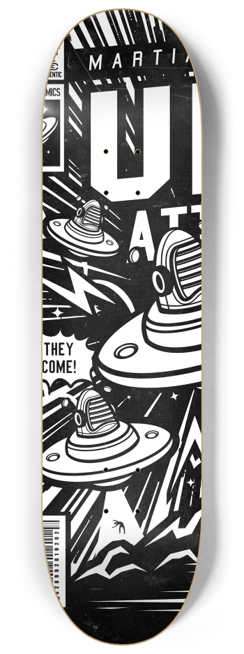 UFO ATTACK 2 decks Wall Series #1