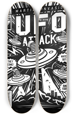 UFO ATTACK 2 decks Wall Series