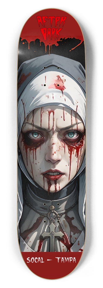 Bleeding Eyes Nun Blue Eyes