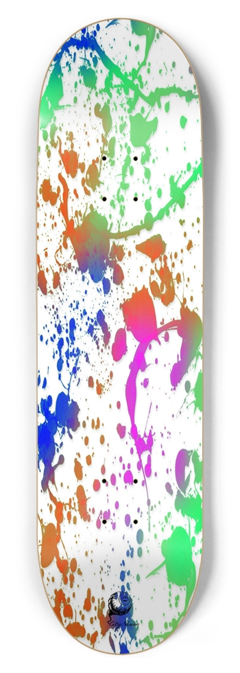 Splatter Paint White 8.75