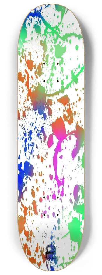 Splatter Paint White 8.25