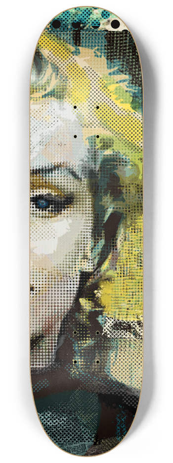 Marilyn Halftones 3 decks Wall Series #3